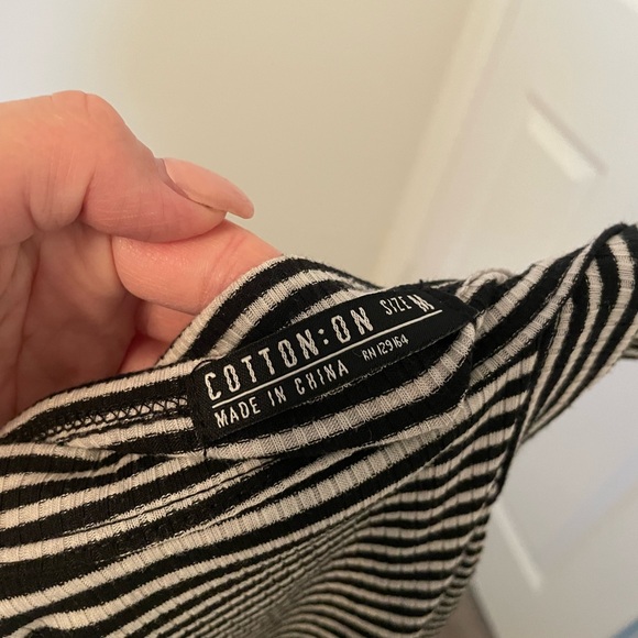 Cotton On Tops - Cotton On Striped Top Size M
